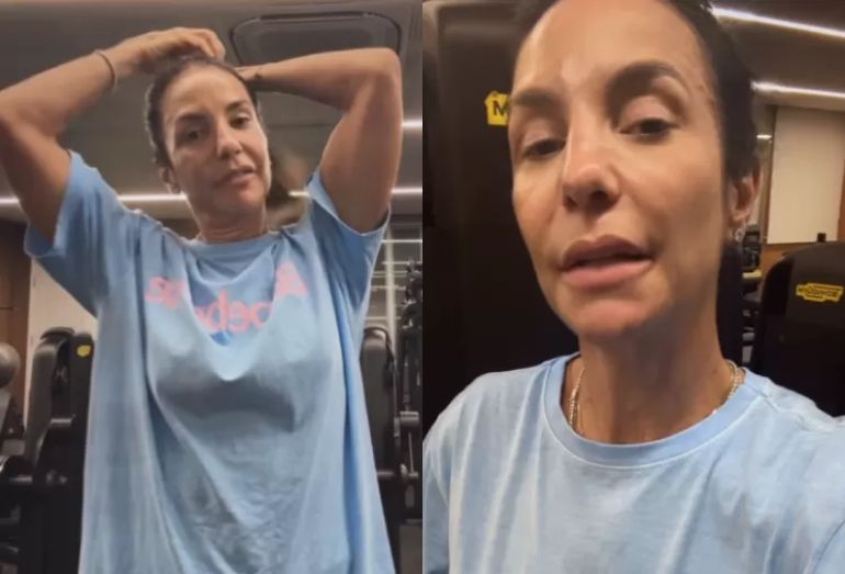 Retomando a rotina: Ivete Sangalo retorna aos treinos após cirurgia no rosto