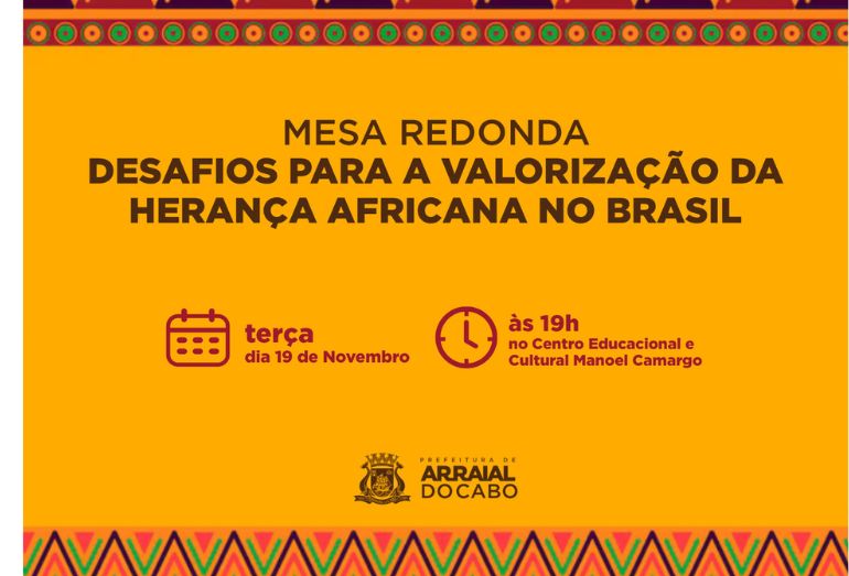 Mês da Cultura em Arraial traz reflexão sobre importância cultural da herança africana