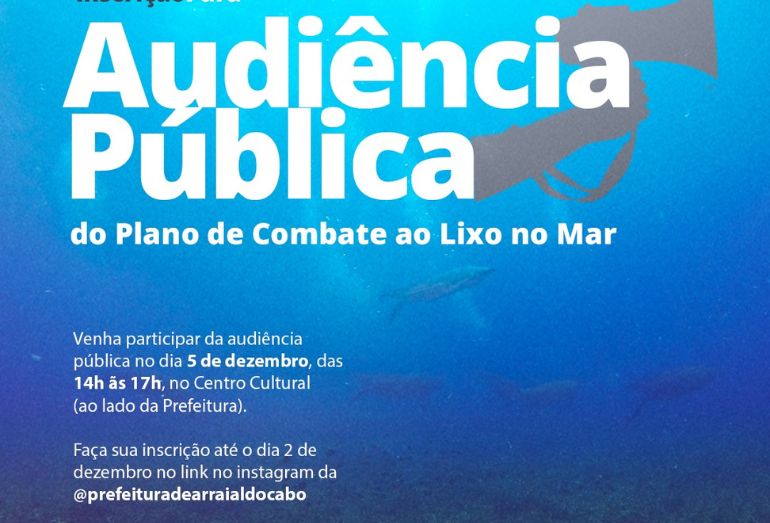 Preserve Arraial do Cabo: Participe da Audiência Pública Contra o Lixo