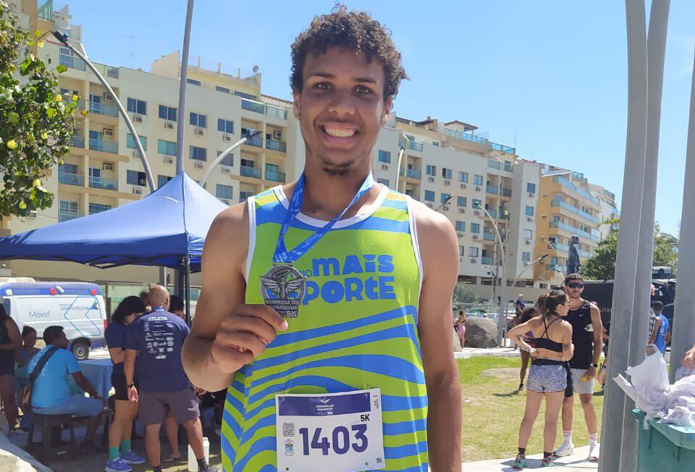 Atleta de 18 anos do Cabo Frio + Esporte conquista pódio em prova regional
