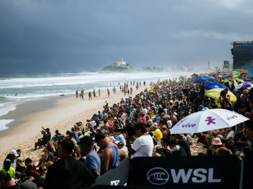 Etapa de Saquarema no Circuito Mundial de Surfe tem mudanças anunciadas