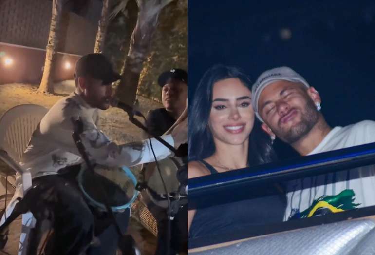 Neymar se declara para Biancardi cantando pagode: “Nosso amor que lute”