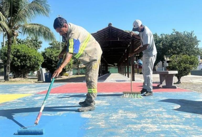 Bairros de Rio das Ostras receberam ações de reparos e manutenção nessa semana