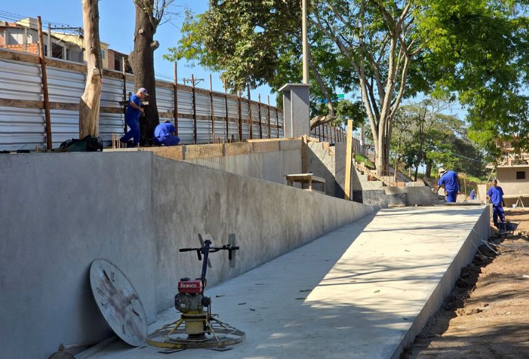 Parque da Ajuda de Cima avança com nova infraestrutura para a população
