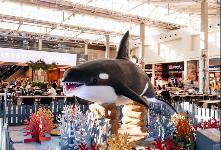 Mostra no Plaza Macaé une entretenimento e consciência ambiental para crianças e famílias