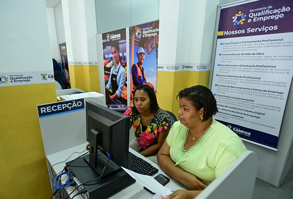 Campos conta com mais de 300 vagas de emprego em aberto nesta semana