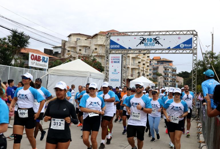 Corrida de rua marca o fim das comemorações de aniversário de Macaé