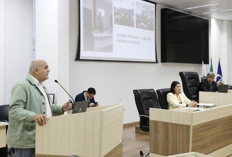 Câmara de Macaé recebeu nesta quarta apresentação do projeto do novo Hemocentro