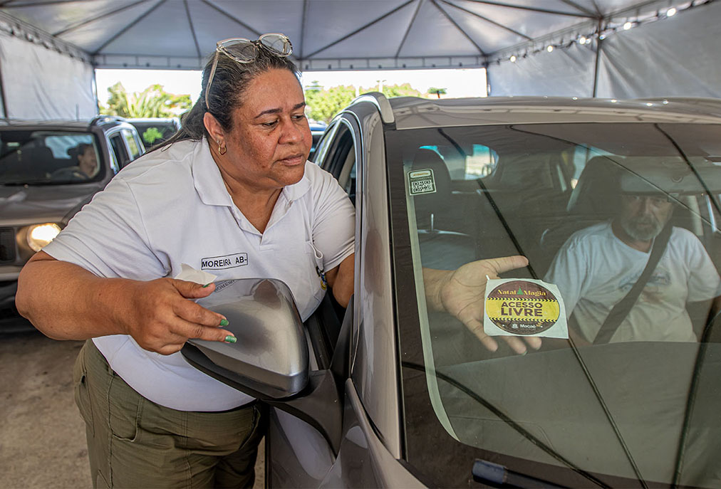 Cadastramento de moradores e comerciantes começa antes do espetáculo das Águas Dançantes