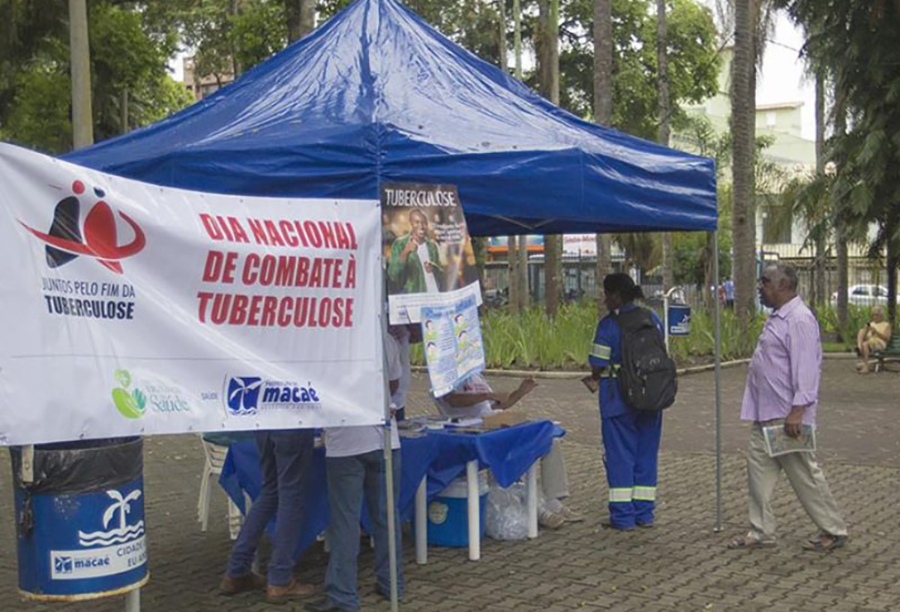 Ação em Macaé reforça importância da continuidade do tratamento contra tuberculose