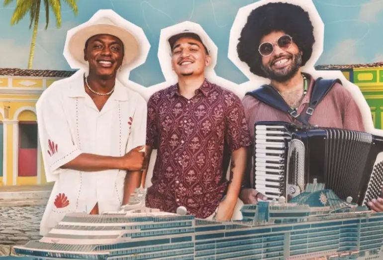 Projeto “Dominguinho” ganha navio temático com João Gomes, Jota.pê e Mestrinho