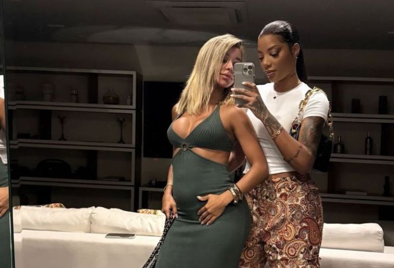 Brunna e Ludmilla revelam dificuldade na escolha do nome do bebê: “A gente vai sortear”