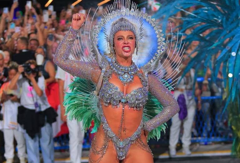 Grande Rio anuncia Paolla Oliveira como Rainha de Honra da escola