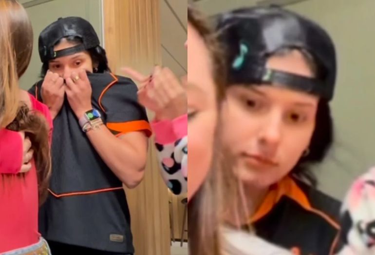 Gravidez?! Ana Castela se desespera com teste positivo em pegadinha de amiga: “A alma saiu do corpo”