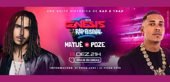 Festa Gênesis Rap Festival – Mauá de São Gonçalo