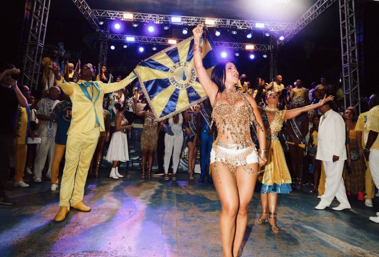 Mileide Mihaile brilha na comemoração dos 94 anos da Unidos da Tijuca