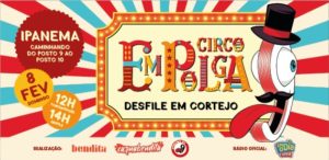 Bloco Empolga às 9 – Posto 9 na Praia de Ipanema