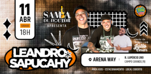Samba Du Dr com Leandro Sapucahy – Arena Way em Campo Grande