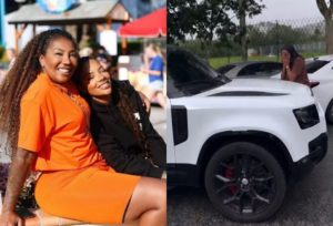 Ludmilla presenteia mãe com carrão em aniversário