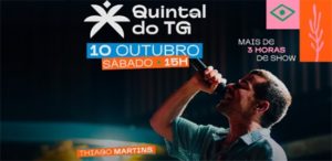 Quintal do TG com Thiago Martins – Arena Errejota no Shopping Metropolitano