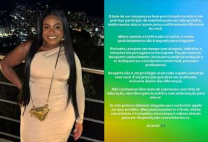 Jojo Todynho se pronuncia após ataques por posicionamento político e afirma: “Meu tempo é valioso demais”